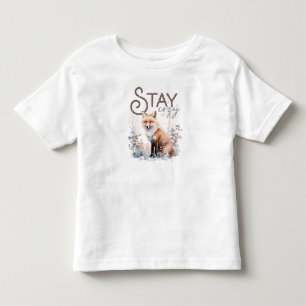 Stay Cosy Woodland Fox Christmas Toddler T-Shirt