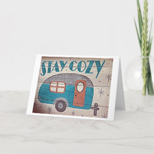 **STAY COZY** AT CHRISTMAS HOLIDAY CARD