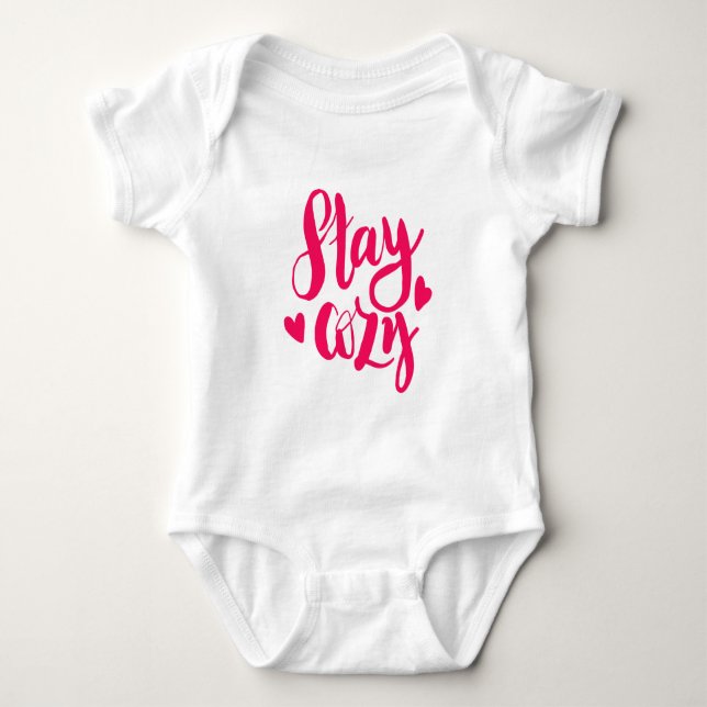 Stay Cozy Baby Bodysuit (Front)