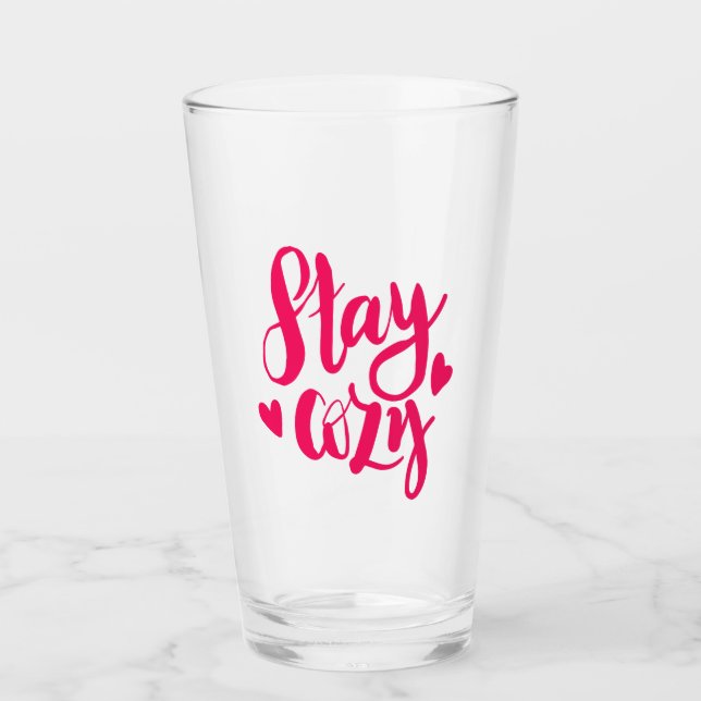 Stay Cozy Glass (Front)