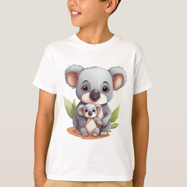 Stay Cozy Like a Koala – Cute Cozy Koala bear  T-Shirt (Front)