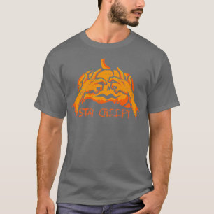 Stay Creepy Trick Or Treat Spooky Ghost Halloween T-Shirt