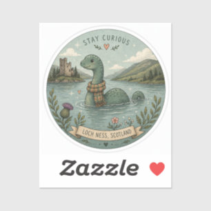 Stay Curious Cosy Cryptid Nessie Loch Ness Monster