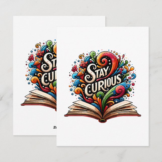 Stay Curious Holiday Card (Front/Back)