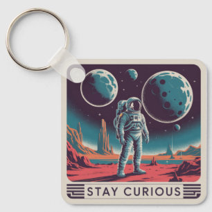 Stay Curious Key Ring