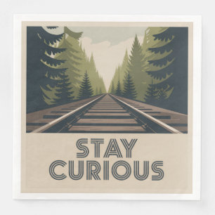 Stay Curious Napkin