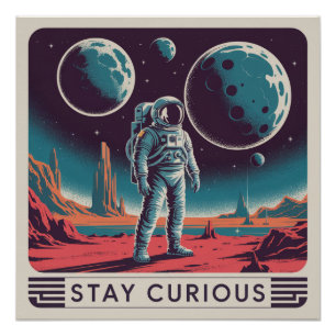 Stay Curious Poster