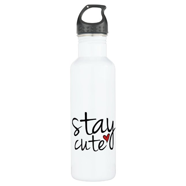 Stay Cute 710 Ml Water Bottle (Front)