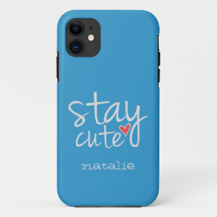 Stay Cute iPhone 5 Tough Xtreme Case, Grey iPhone 11 Case