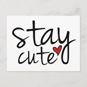 Stay Cute Postcard