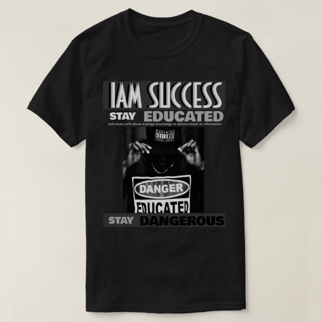 STAY EDUCATED T-Shirt (Design Front)