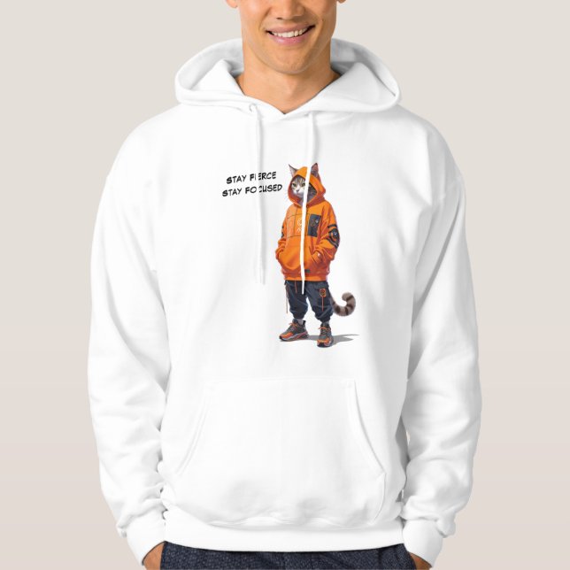 Stay Fierce, Stay Focused - Customisable Hoodie (Front)