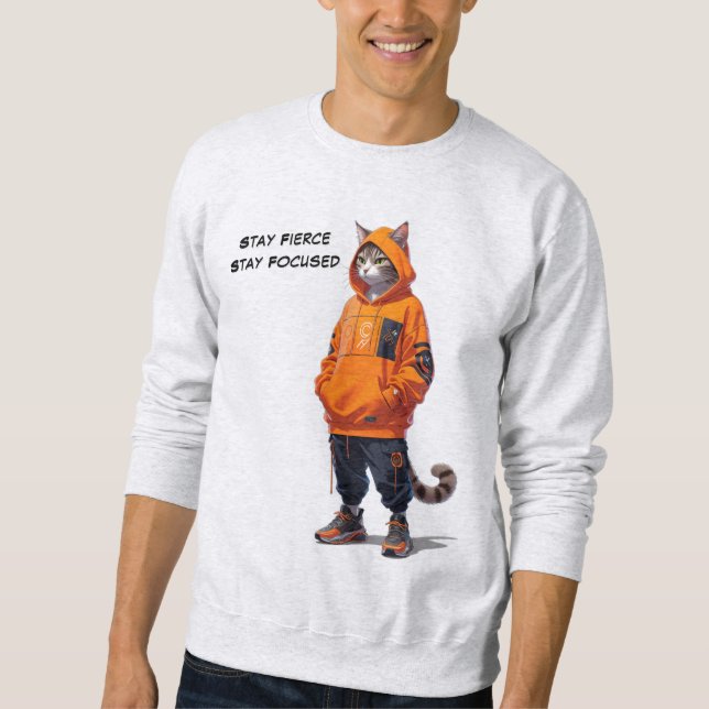 Stay Fierce, Stay Focused - Customisable Sweatshirt (Front)