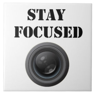 stay focused ceramic photo tile