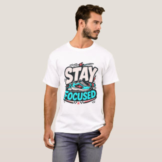 STAY FOCUSED - fun athletic t-shirt