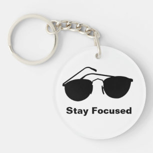 Stay Focused in 2026 Key Ring