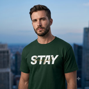 Stay Focused Motivational Teacher Fitness Apparel T-Shirt