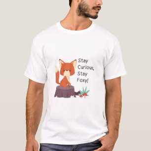 Stay Foxy Inspirational Men’s Fox Tee