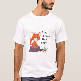 Stay Foxy Inspirational Men’s Fox Tee