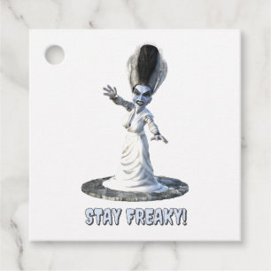 Stay Freaky! Bride of Frankenstein Favour Tags