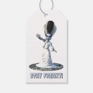 Stay Freaky! Bride of Frankenstein Gift Tags