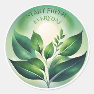 Stay Fresh Everyday Classic Round Sticker