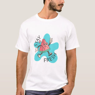 Stay Fresh Watermelon Cartoon T-Shirt
