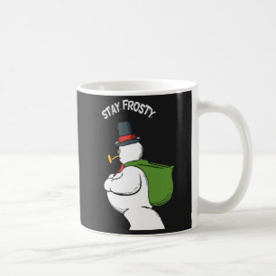 Stay Frosty Christmas Snowman Coffee Mug