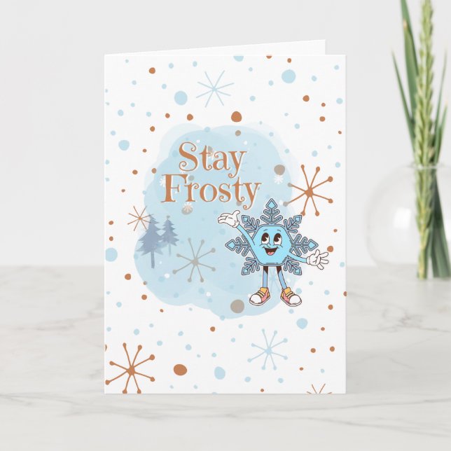 Stay Frosty Holiday Card (Front)
