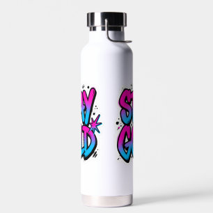 STAY GOLD Graffiti Neon Water Bottle