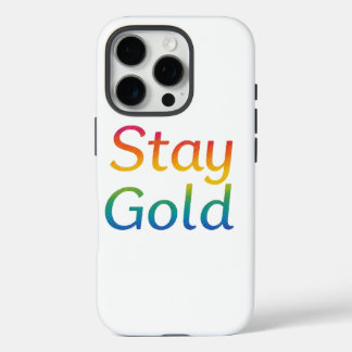 Stay Gold iPhone Cover
