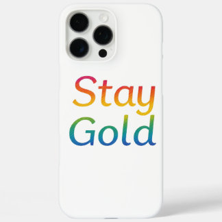 Stay Gold iPhone Cover