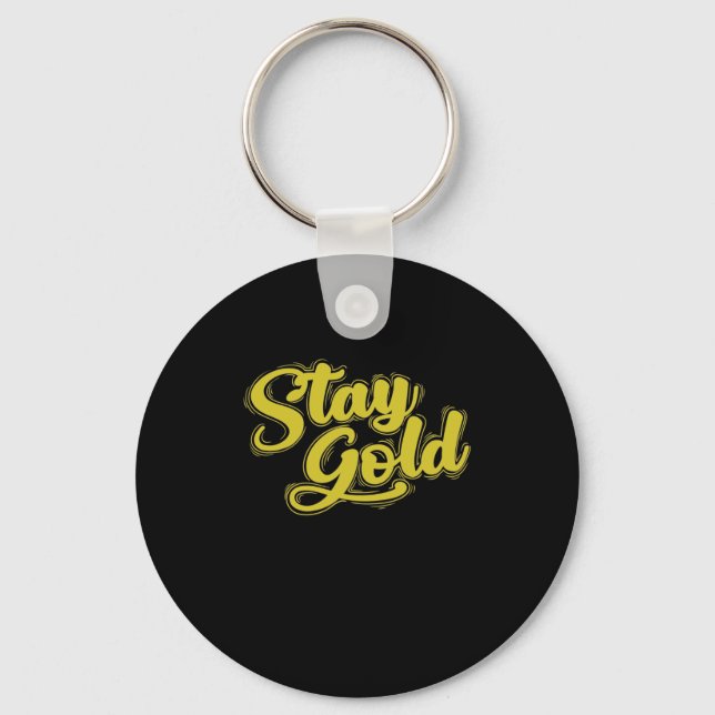 Stay gold key ring (Front)
