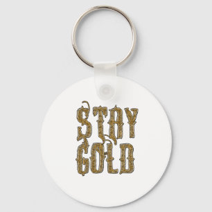 Stay Gold Key Ring