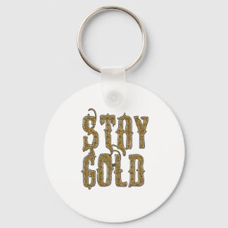Stay gold key ring