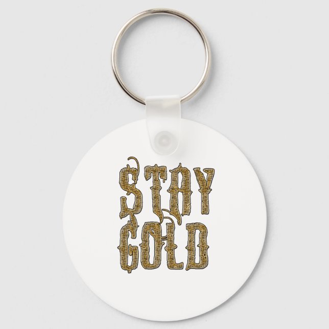 Stay gold key ring (Front)