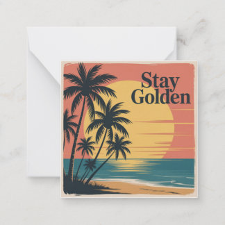 Stay Golden Card