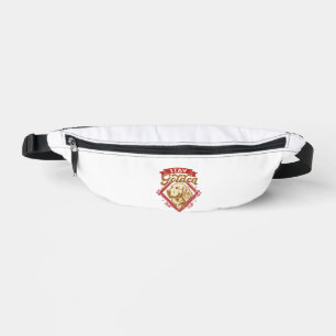Stay Golden Retriever Dog Red Diamond_1 Bum Bags