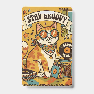 STAY GROOVY | Animal Lover | Bohemia ID Badge