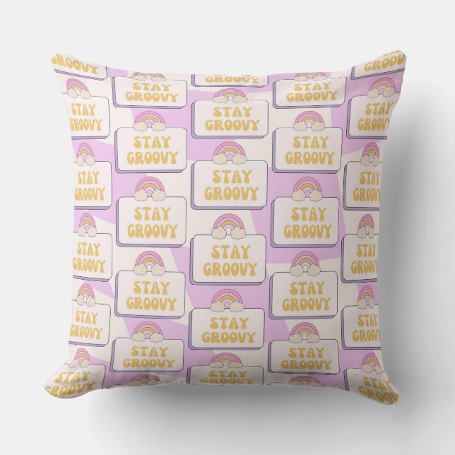 Stay Groovy Cushion (Front)