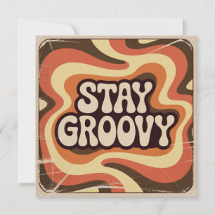 Stay Groovy Holiday Card