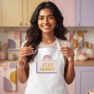 Stay Groovy Long Apron