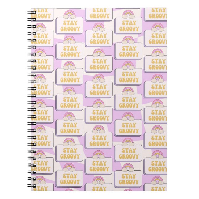 Stay Groovy Notebook (Front)