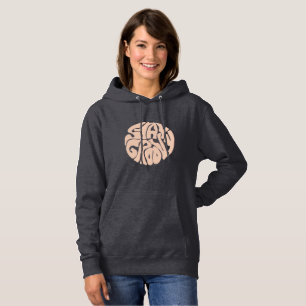 Stay Groovy Retro Beige Hoodie