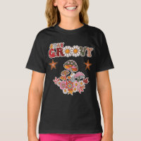 Stay Groovy Retro Mushroom & Daisy Flower Vintage