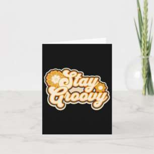 Stay Groovy Sticker Card