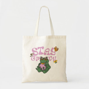 Stay groovy tote bag
