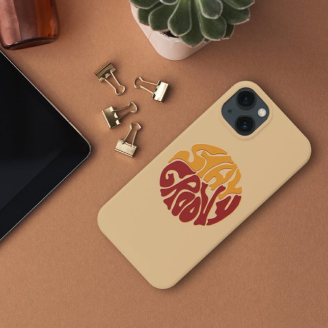 Stay Groovy with a Splash of Red and Yellow Case-Mate iPhone Case (Creator Uploaded)