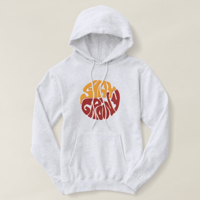 Stay Groovy with a Splash of Red and Yellow Hoodie (Design Front)