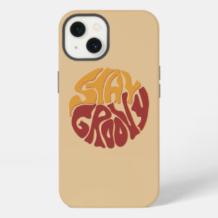 Stay Groovy with a Splash of Red and Yellow iPhone 13 Case